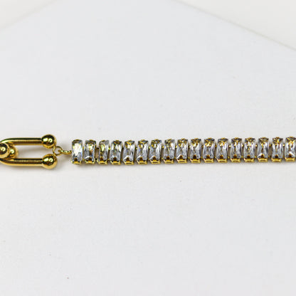 U Link Tennis Bracelet - Adorn-iq