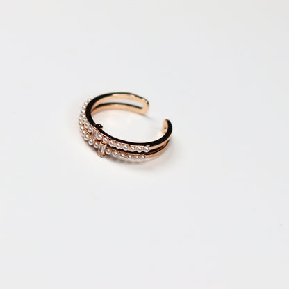 Minimal Pearl Ring - Adorn-iq