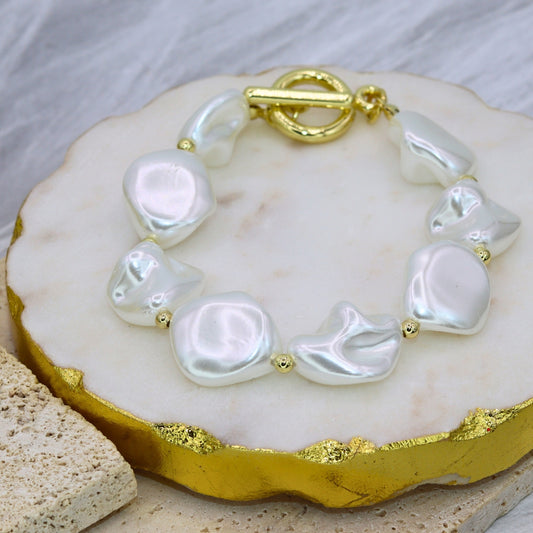 Pearl Chain Bracelet - Adorn-iq