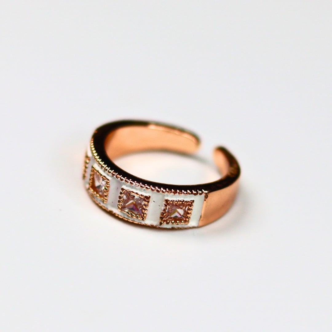 Square Stone Ring - Adorn-iq